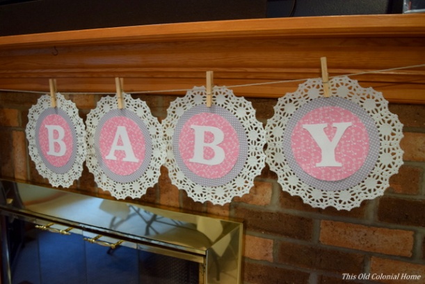baby doily banner